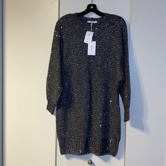 Frame Sequin Sweater Dress | Poshmark